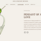 Custom jewelry Pendant of a mother's love featured product for KVK Jewelry Design-a website designed by 29TH DESIGN
