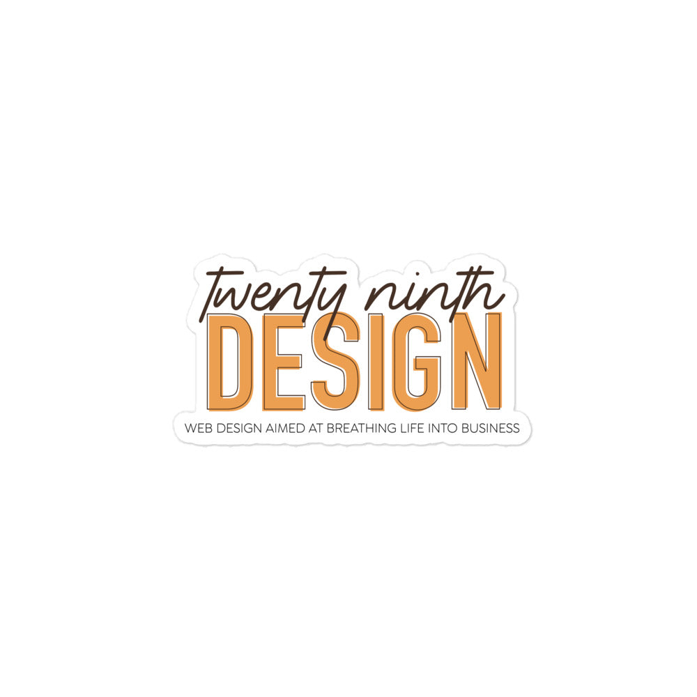 29th Design Sticker